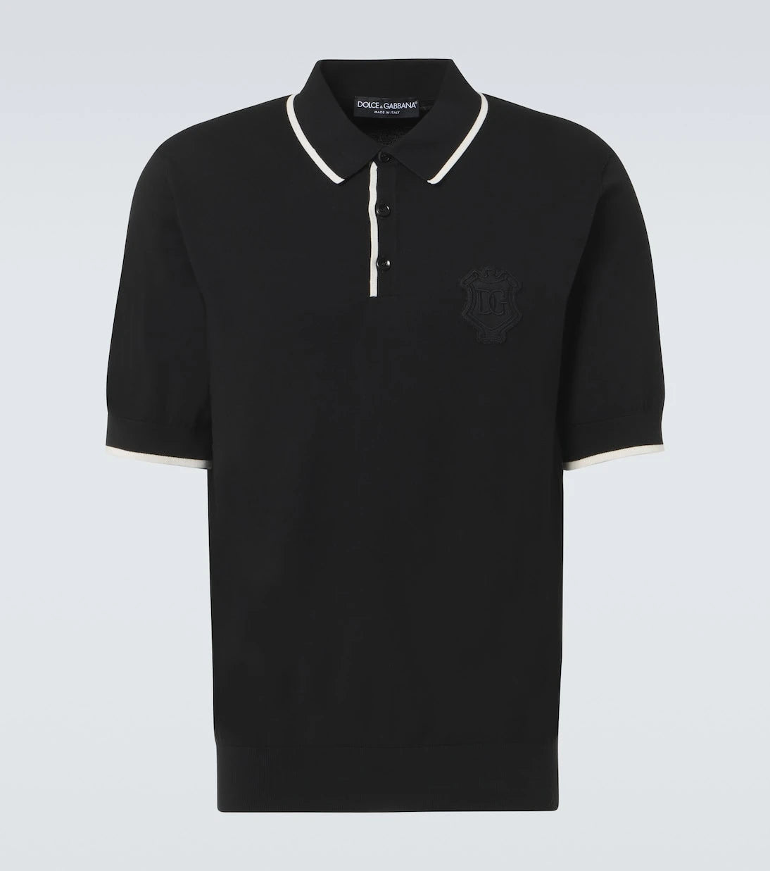 Dolce&Gabbana - Logo cotton polo shirt