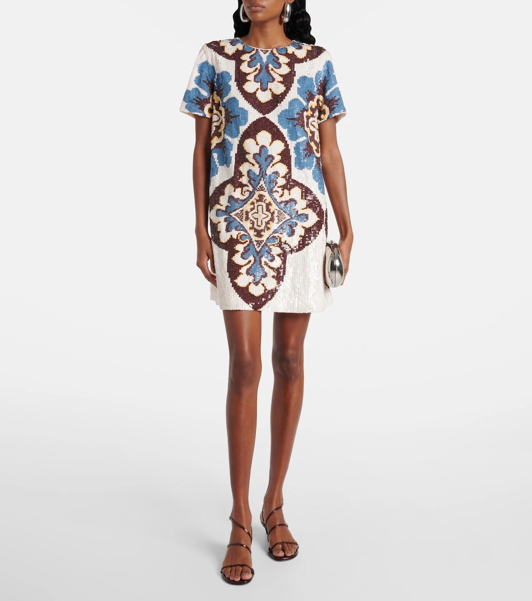 La DoubleJ - Super Mini Swing sequined minidress