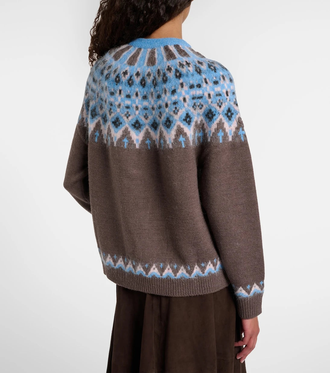 Staud - Zane Fair Isle wool-blend sweater