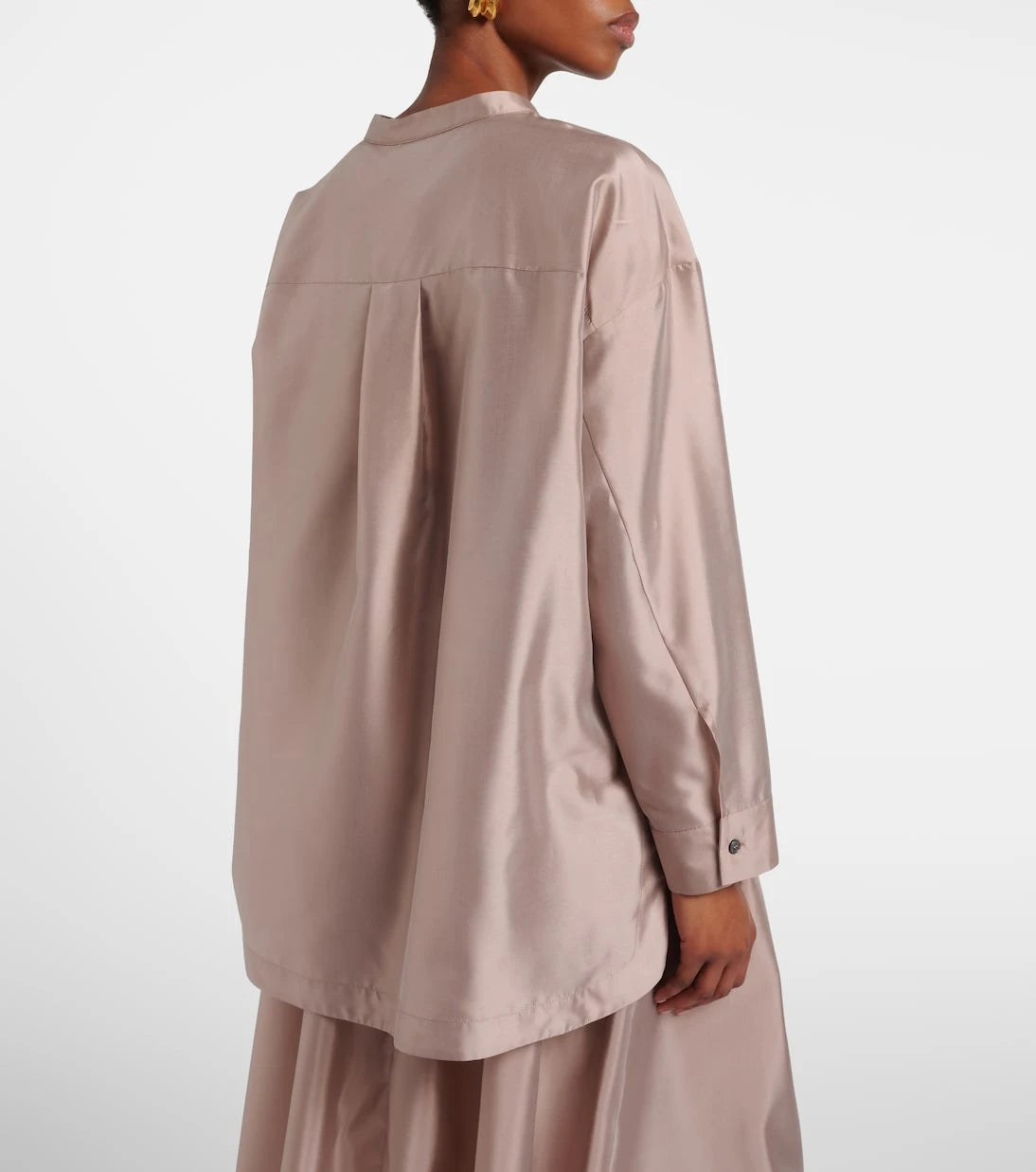 'S Max Mara - قميص Racconto من الساتان