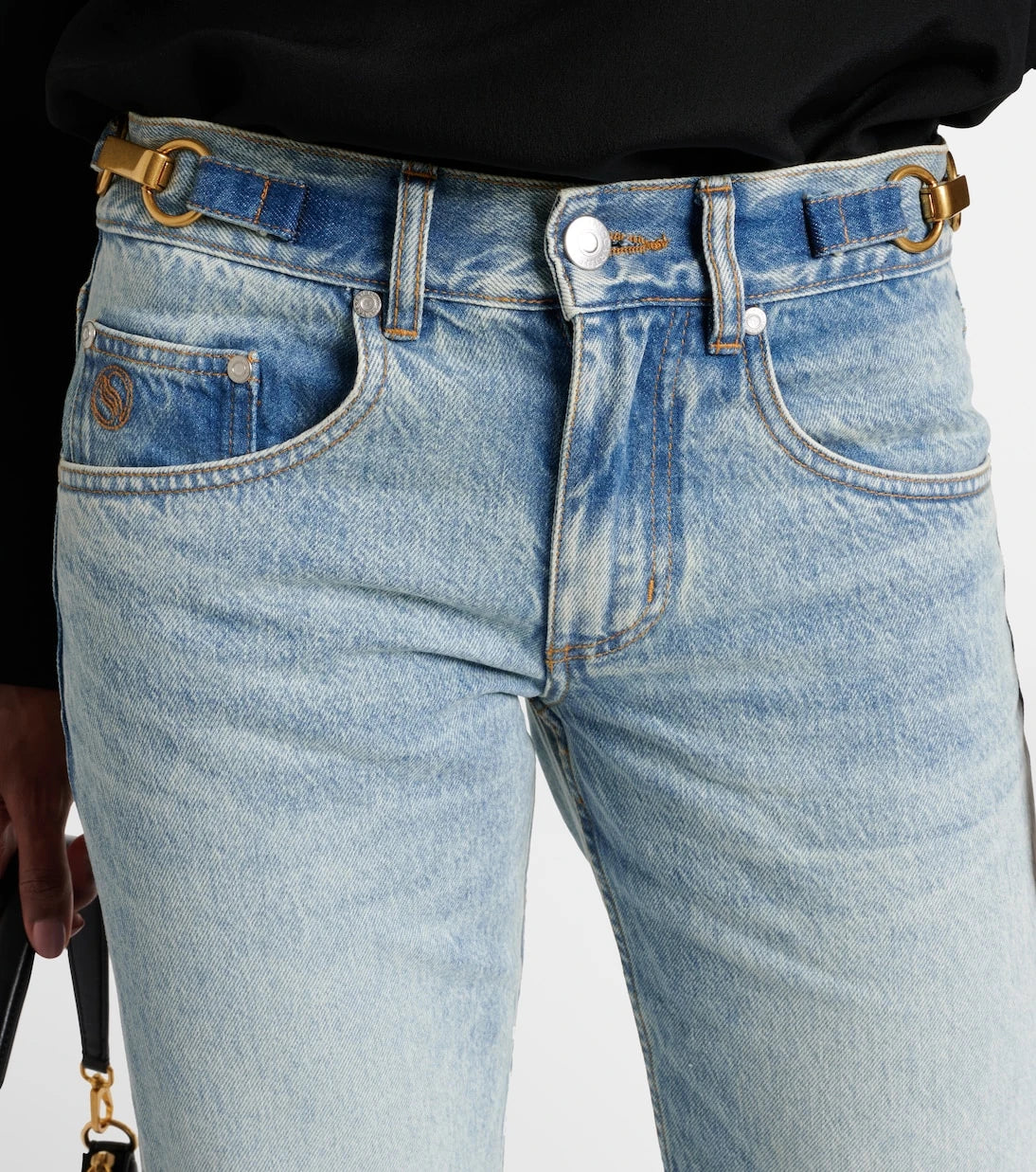 Stella McCartney - High-rise slim jeans