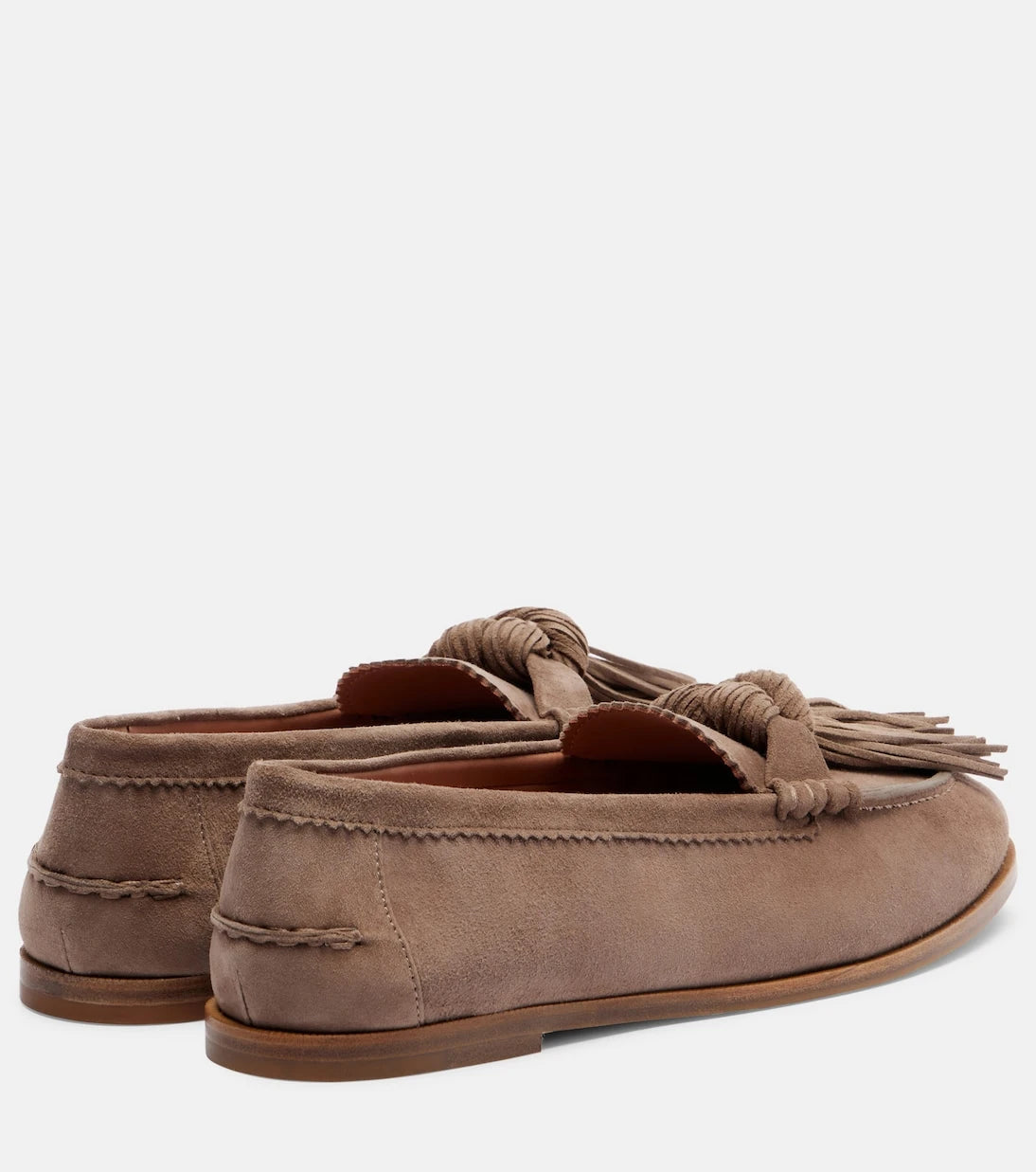 Aquazzura - Freddie suede loafers