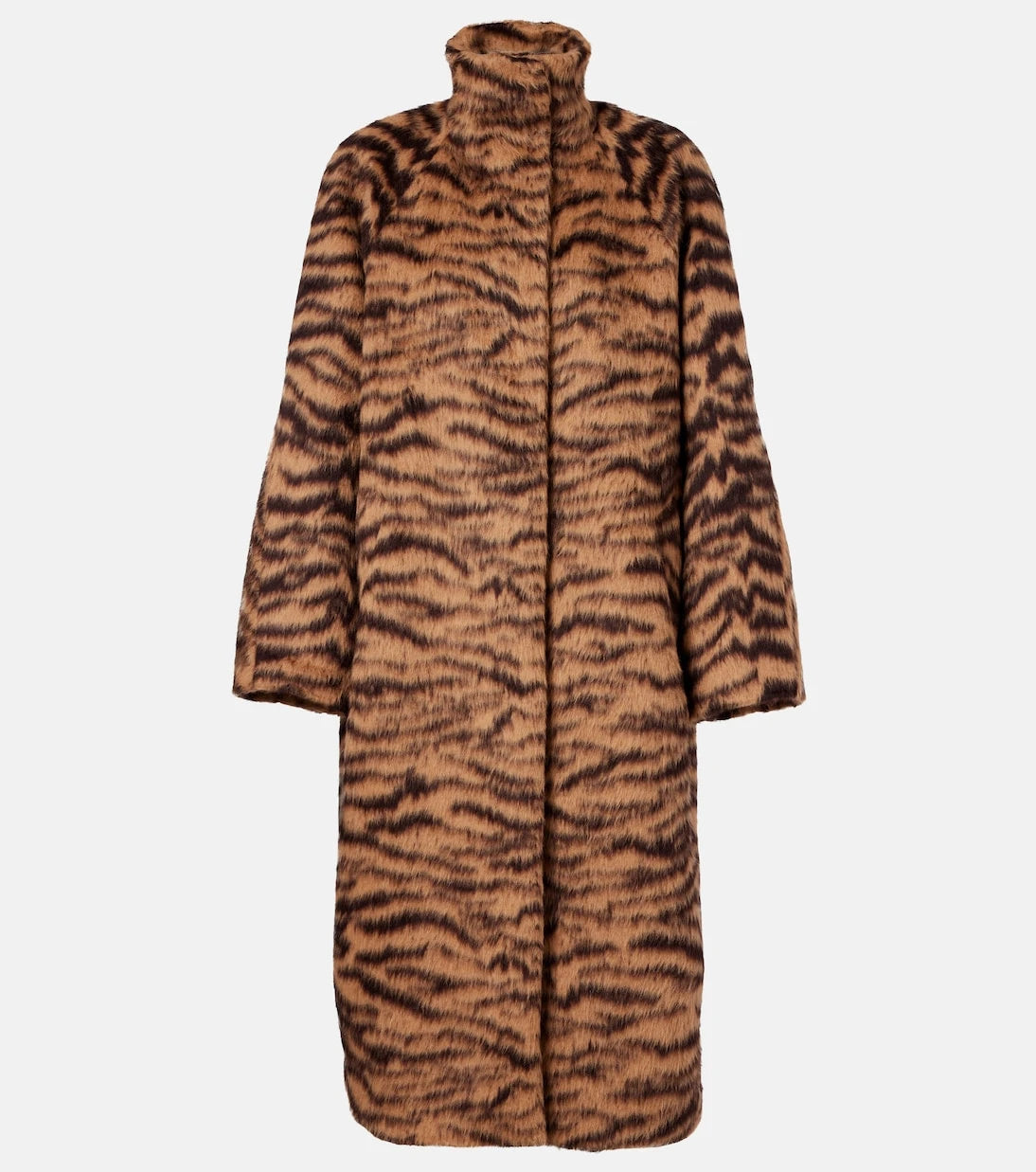 Alaïa - معطف جاكار من مزيج الصوف