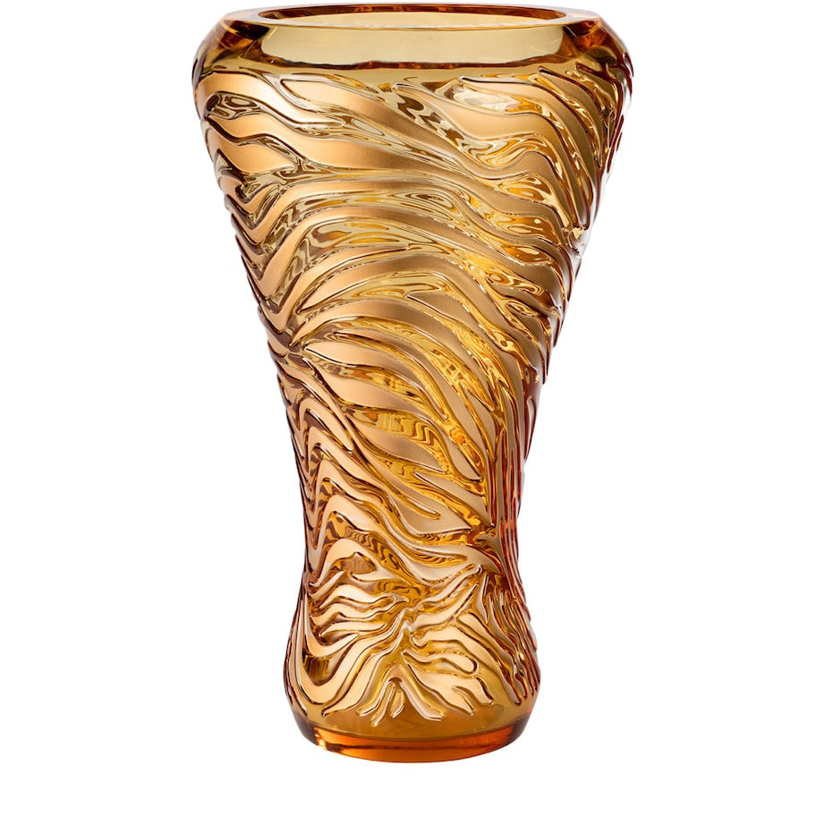 Crystal Tiger Vase (45cm)