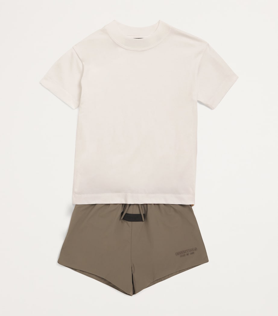 FEAR OF GOD ESSENTIALS KIDS Cotton-Blend Logo T-Shirt (2-16 Years)