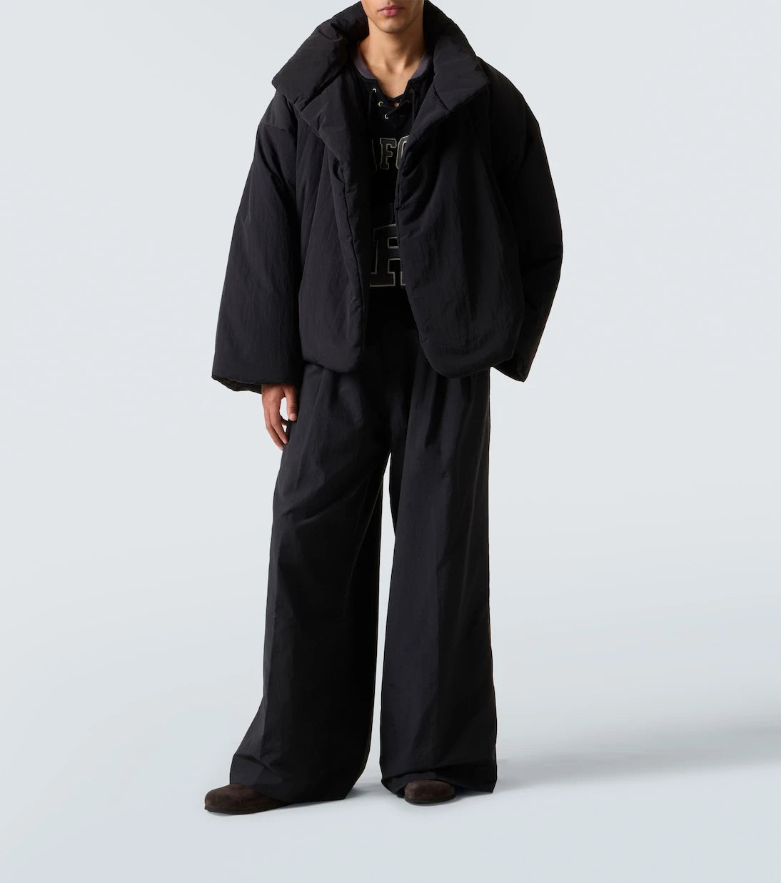 ERL - Pleated wide-leg pants