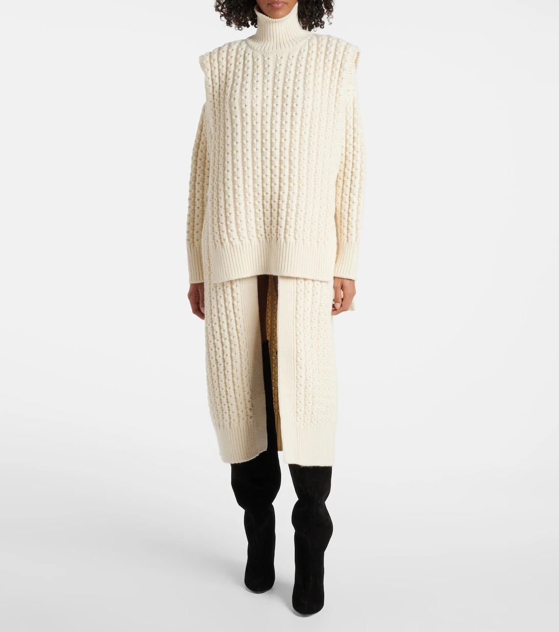 Alaïa - Wool wrap cardigan