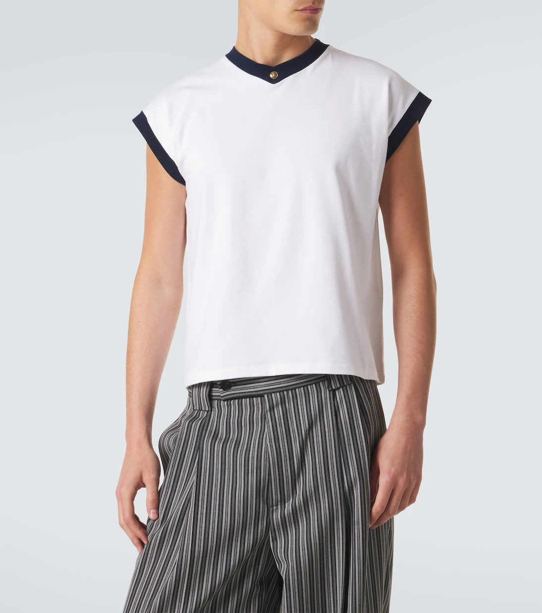 Versace - Medusa cotton-blend jersey T-shirt