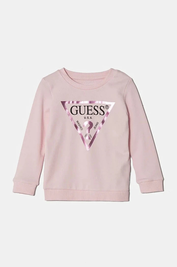 Детски памучен суичър Guess