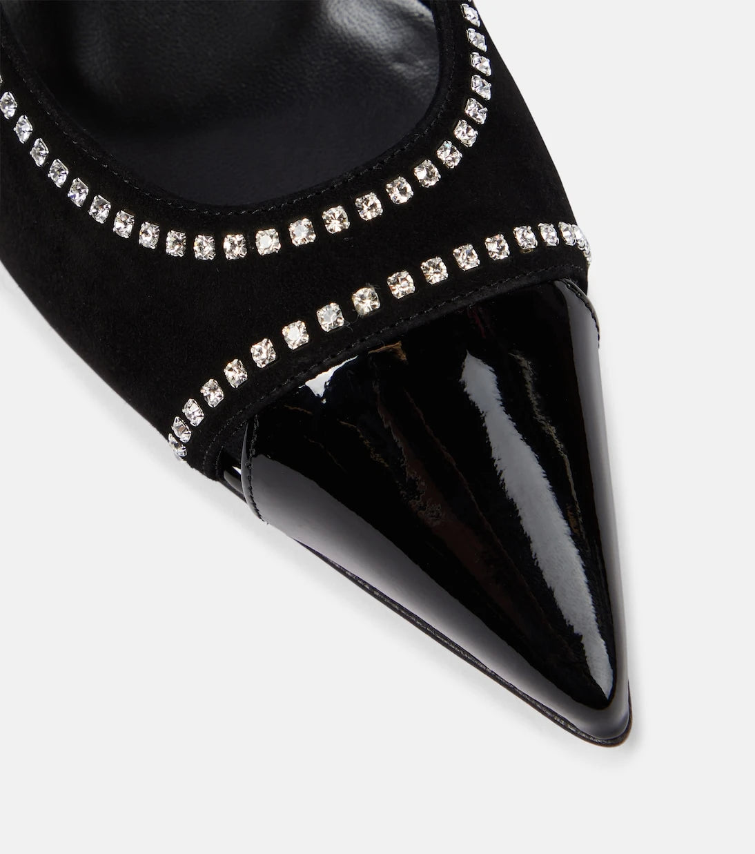 Christian Louboutin - Duvette Strass 70 patent leather pumps