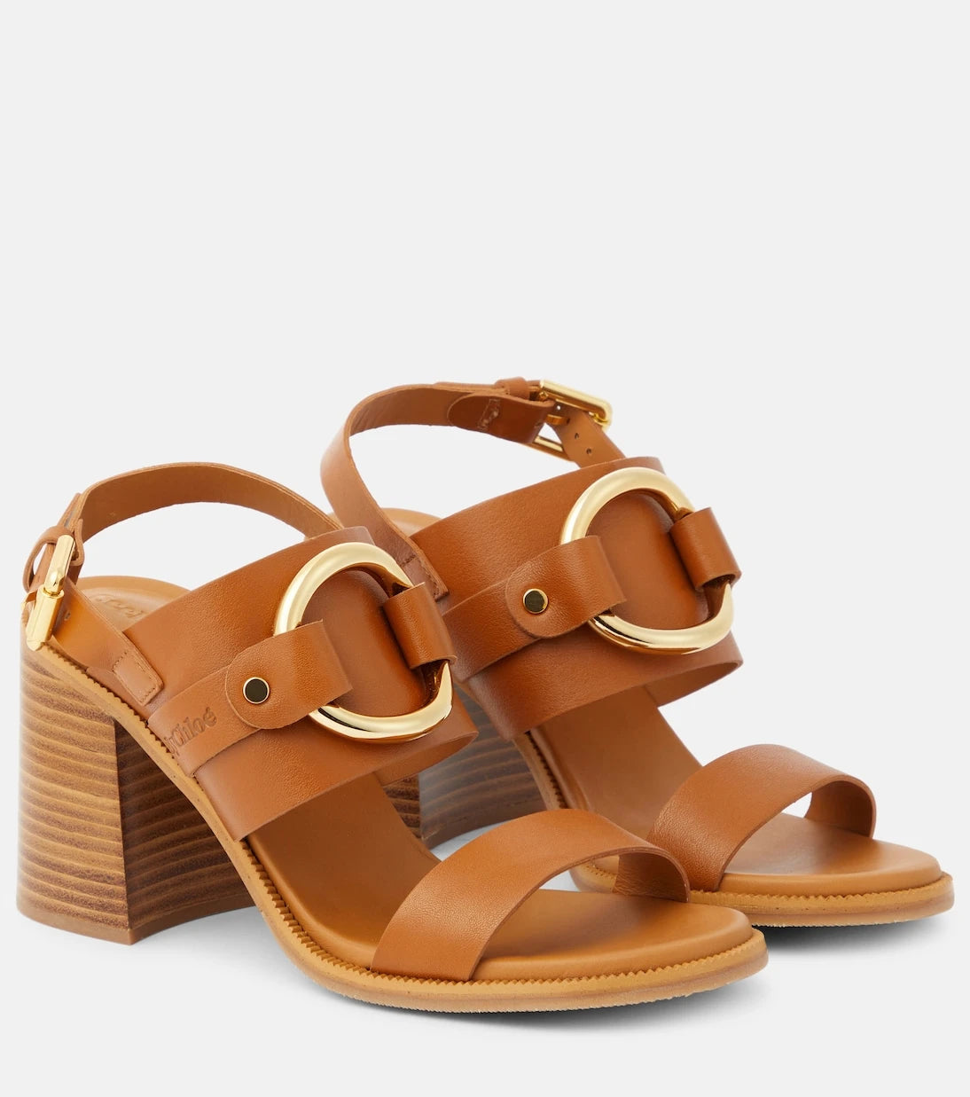 See By Chloé - صنادل هانا الجلدية