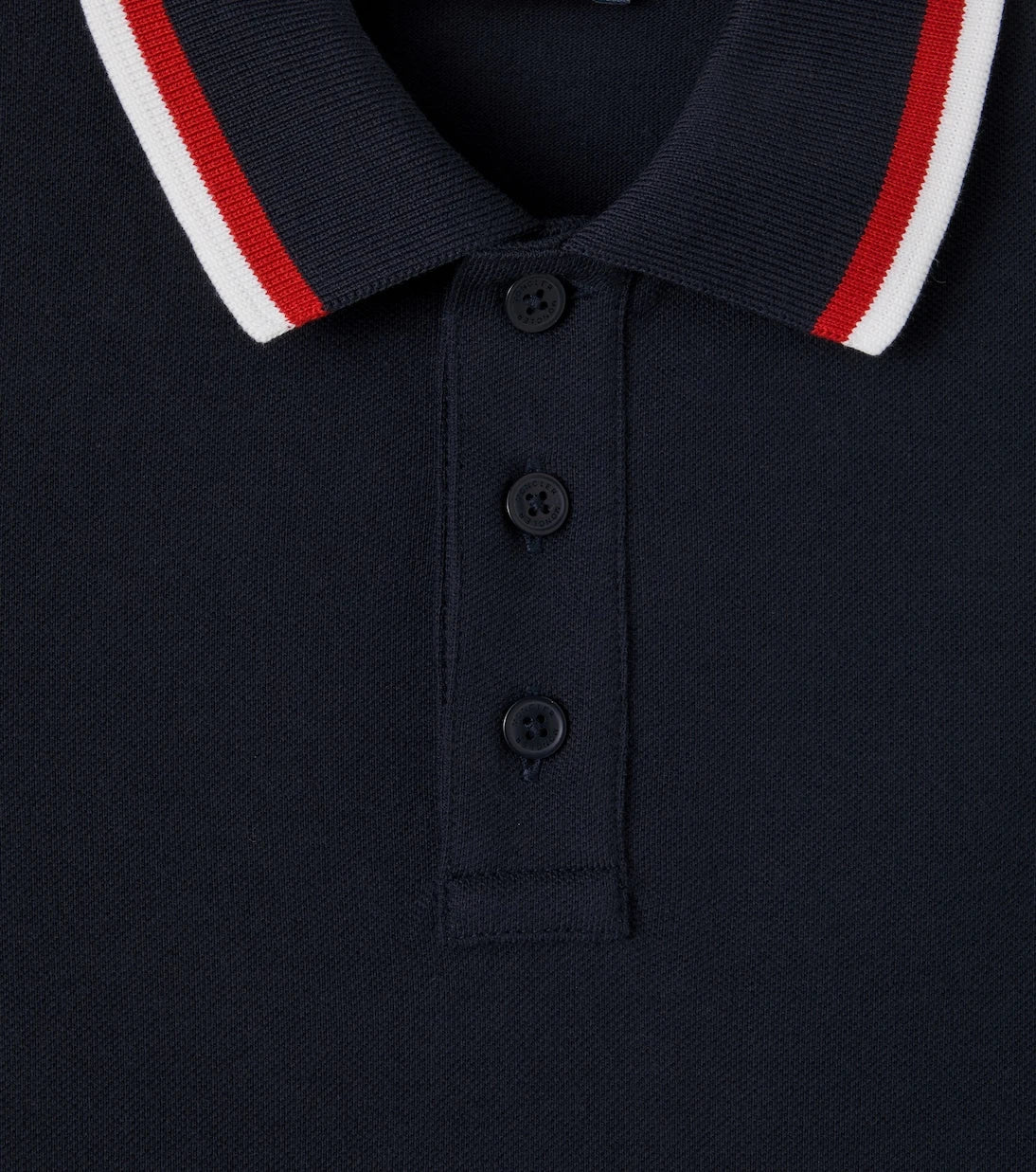 Moncler Enfant - Cotton piqué polo shirt