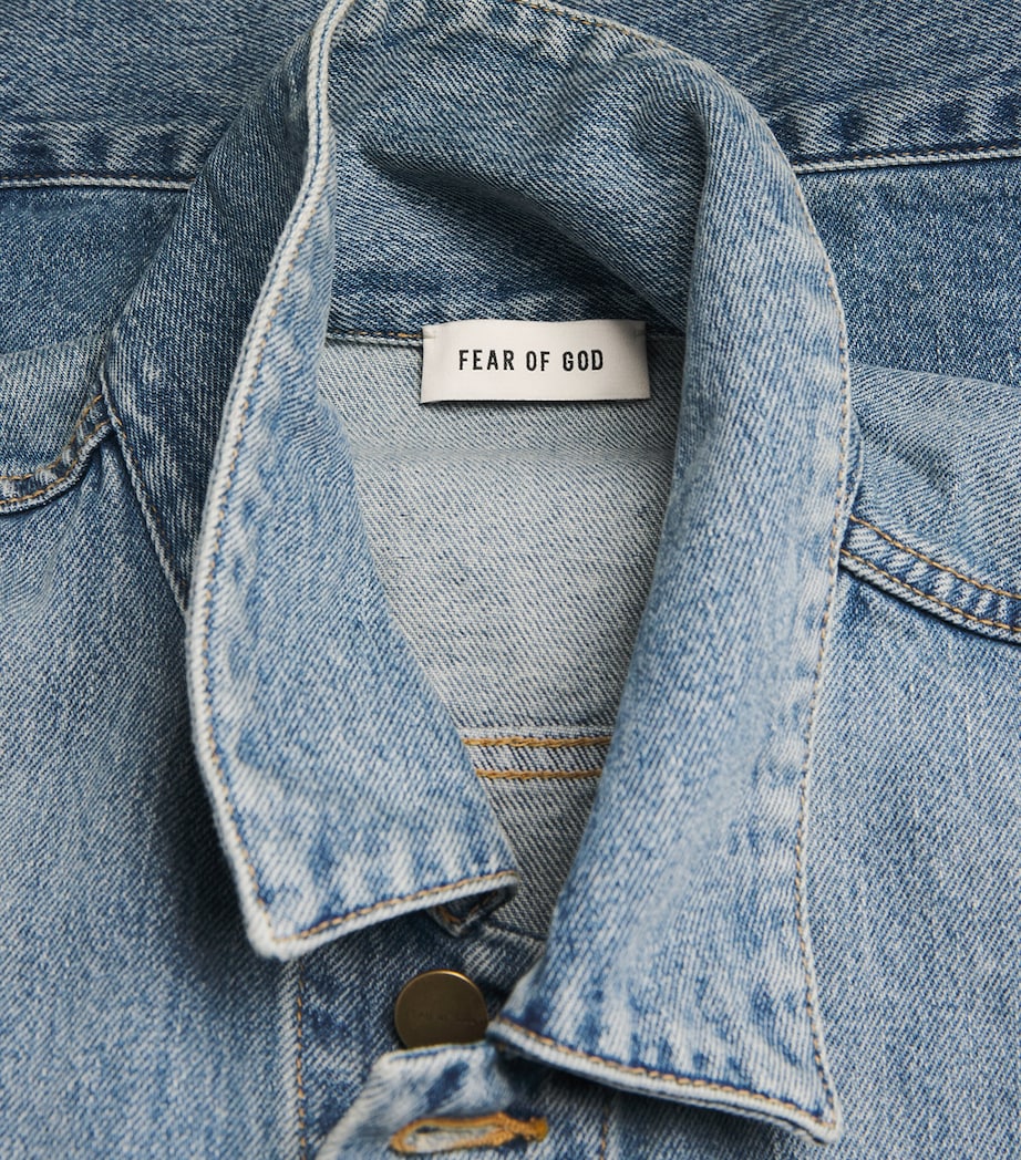 Fear Of God Blue Denim Trucker Jacket