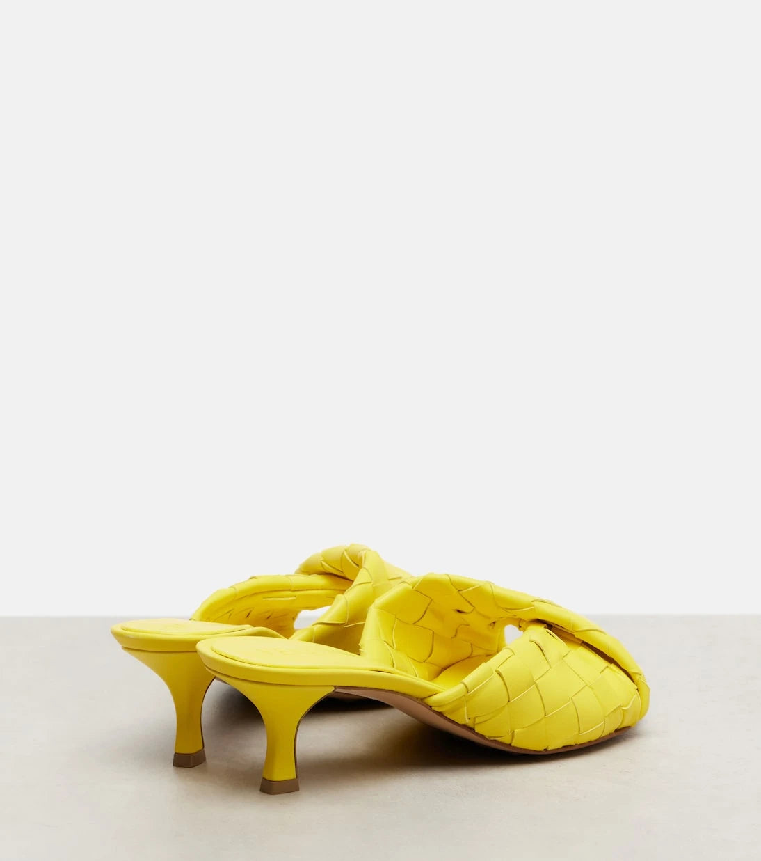 Bottega Veneta - Blink 50 Intrecciato leather mules