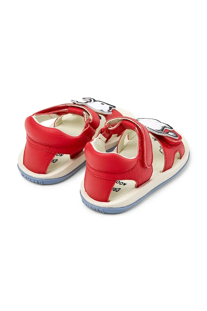 Детски сандали от кожа Camper TWS FW by Moomin