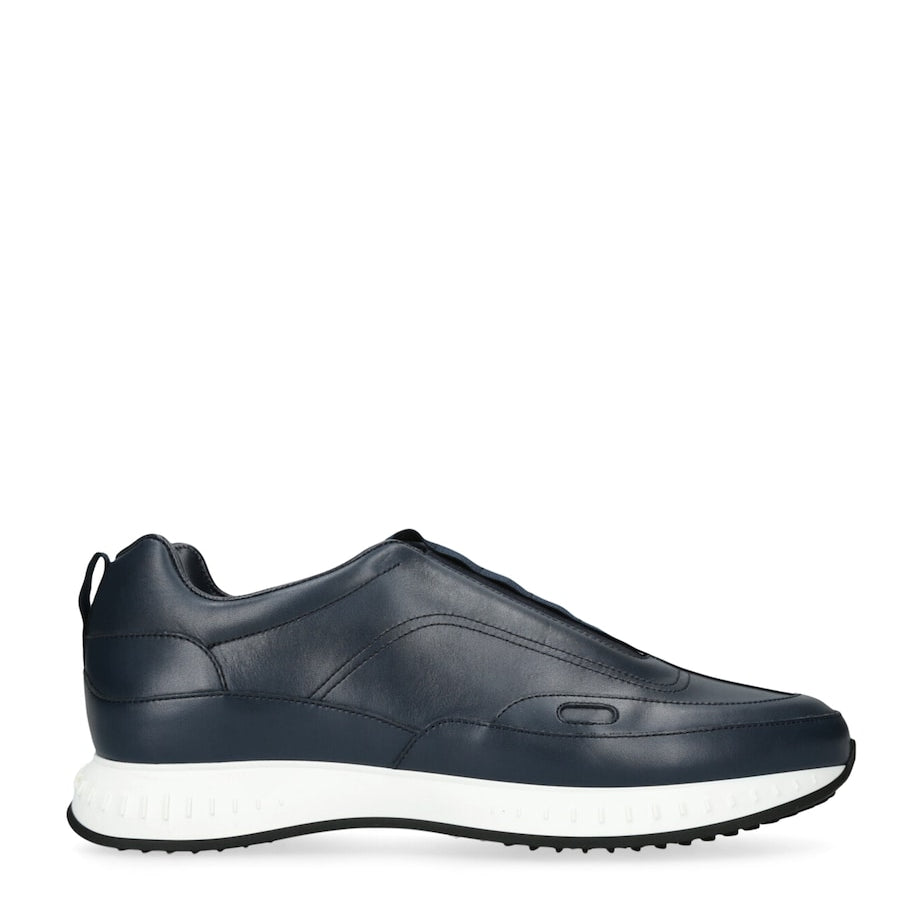 John Lobb Leather Stream Laced Sneakers
