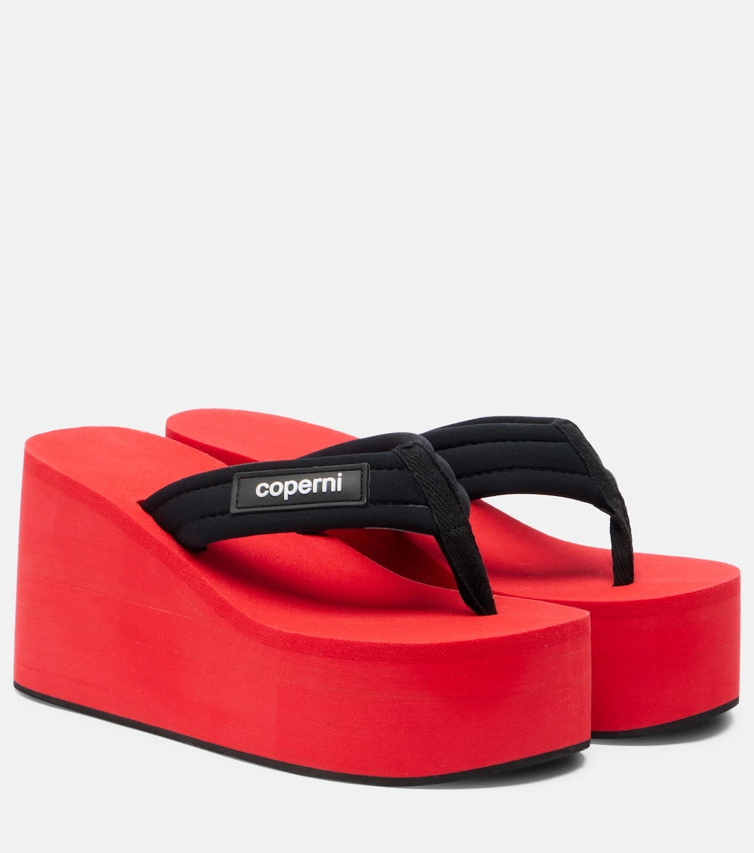 Coperni - Logo platform thong sandals