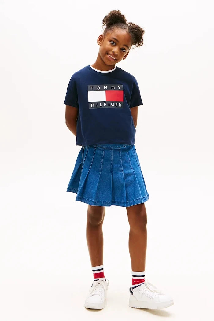 Детска памучна тениска Tommy Hilfiger