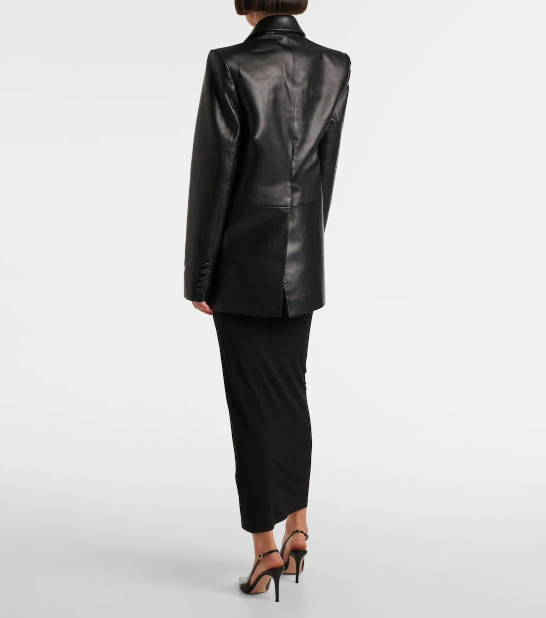 Alex Perry - Oversized leather blazer