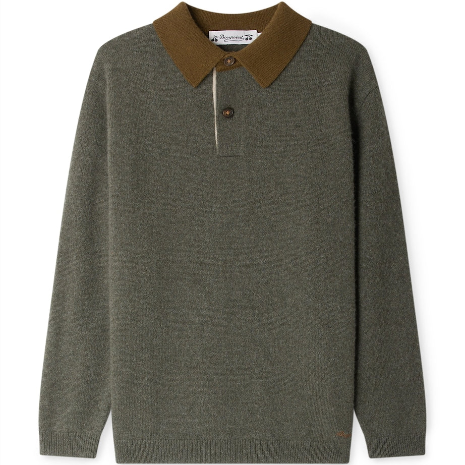 Cashmere Jameson Polo Sweater (10-14 Years)