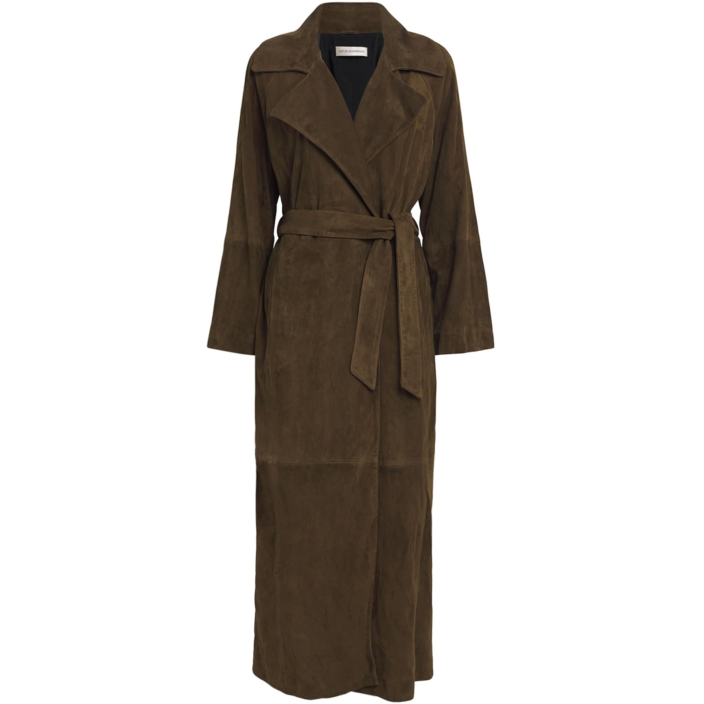 Green Suede Althea Coat