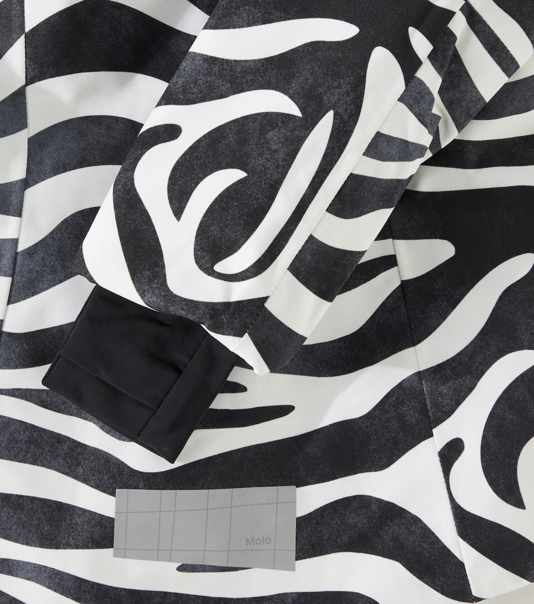Molo - Pearson zebra-print ski jacket