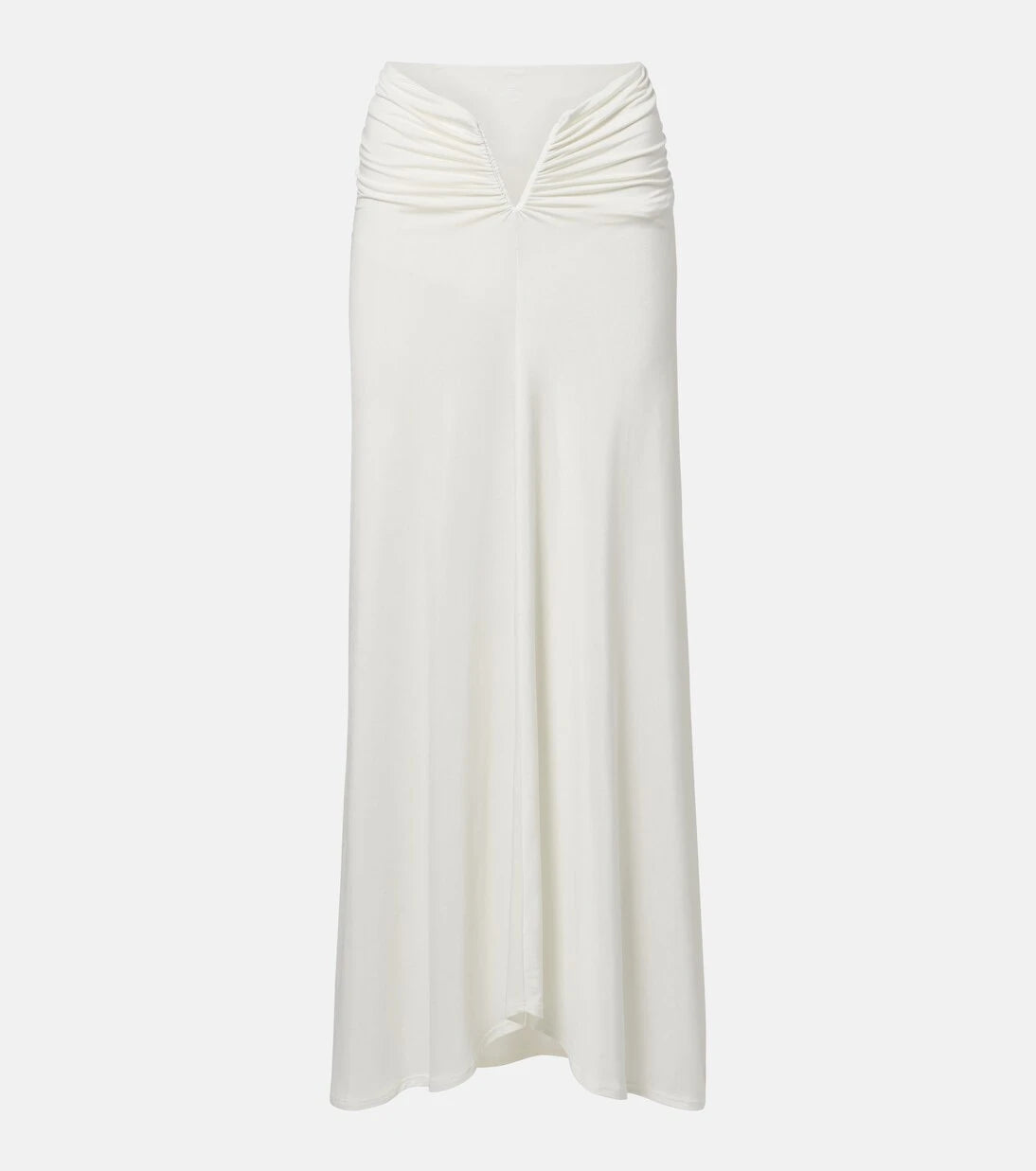 Jade Swim - Skyla ruched jersey maxi skirt
