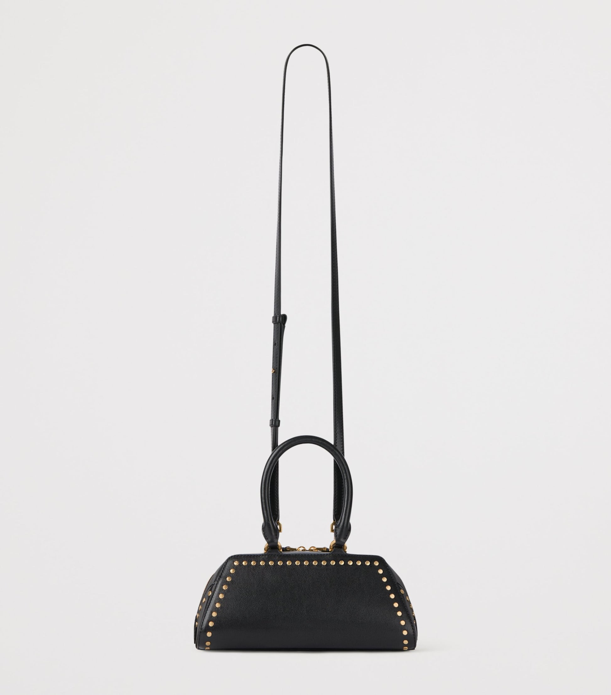 Mini Leather Antigona Cube East-West Top-Handle Bag