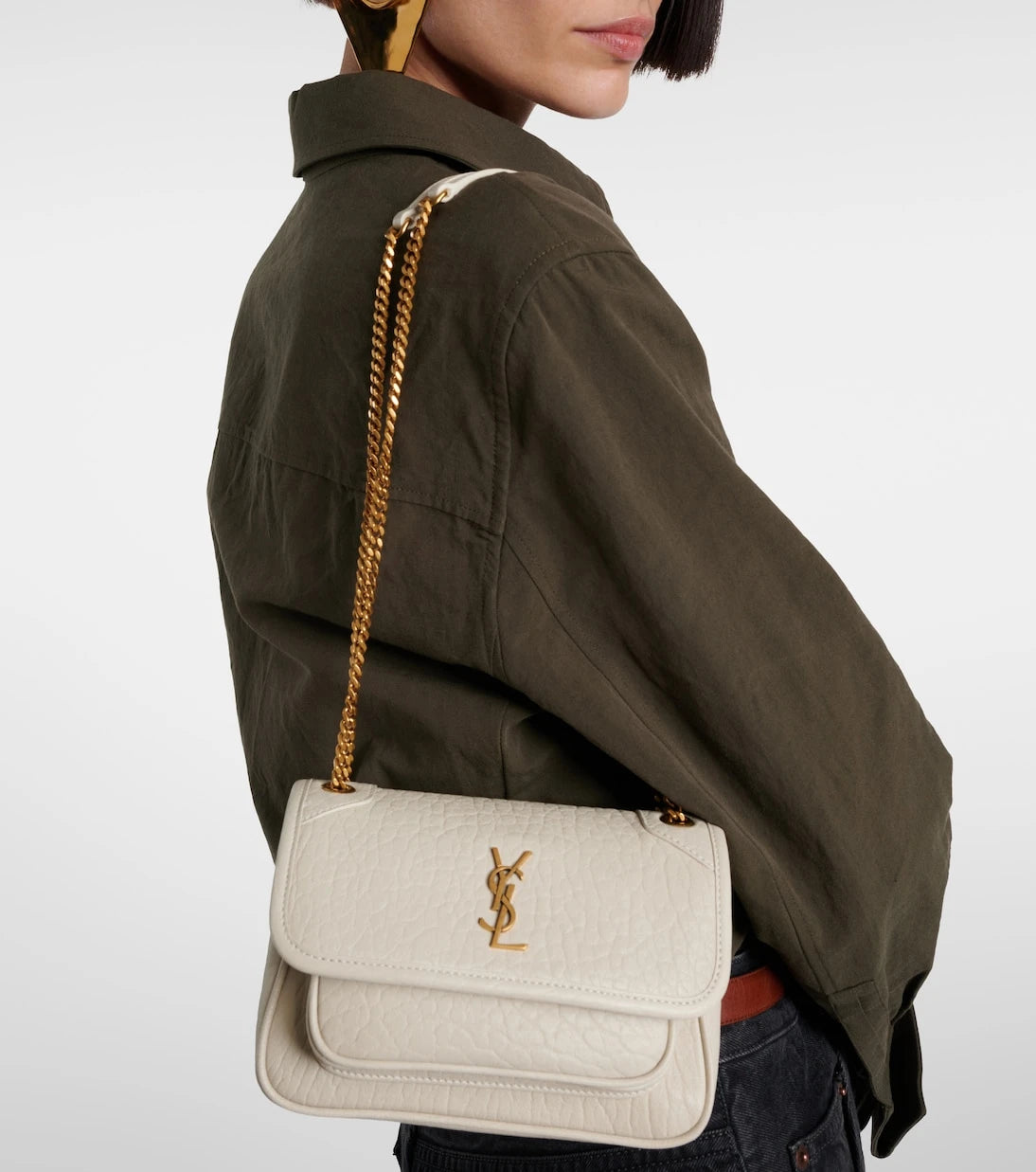 Saint Laurent - Niki Mini leather shoulder bag