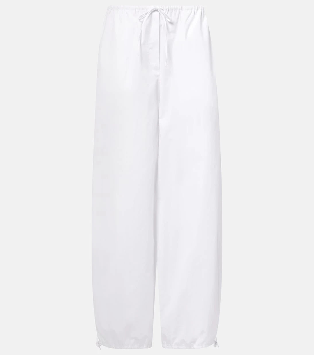 Toteme - Cotton poplin wide-leg pants