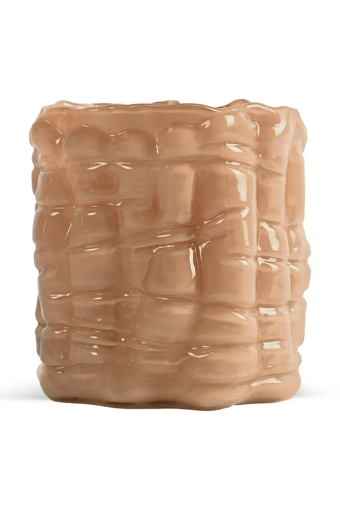 Byon Renkli camdan dekoratif şamdan 15 x 16 cm