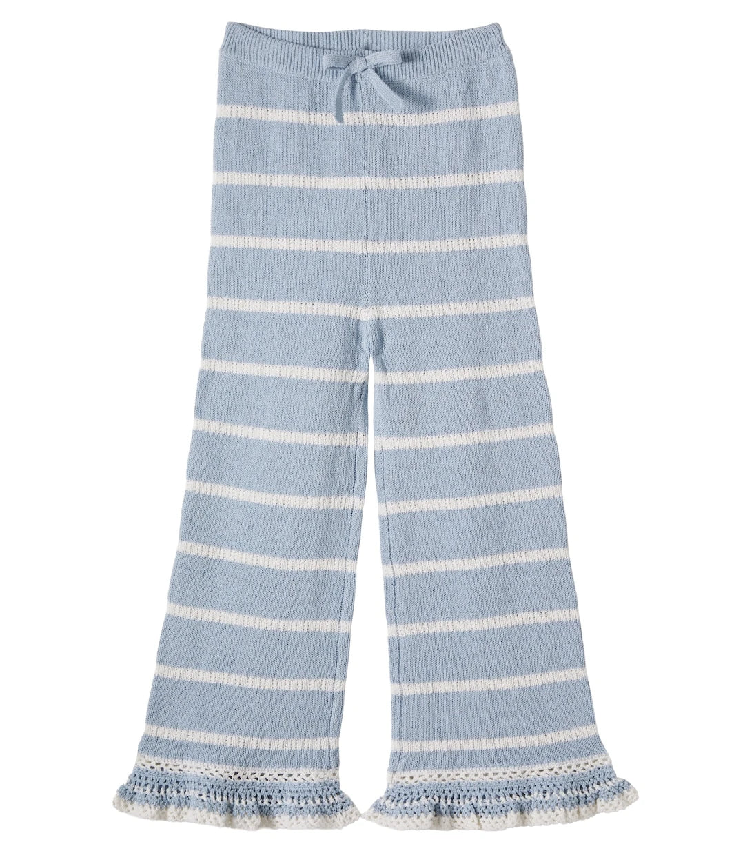 Zimmermann Kids - Striped knitted cotton-blend pants