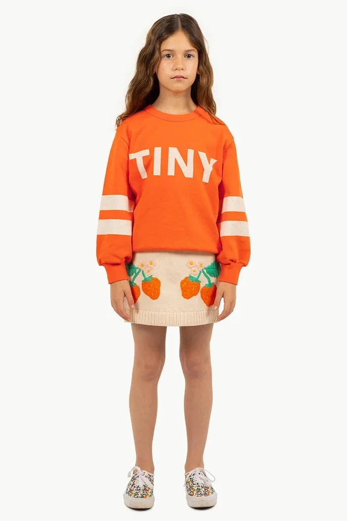 Детска памучна пола Tinycottons STRAWBERRIES SKIRT
