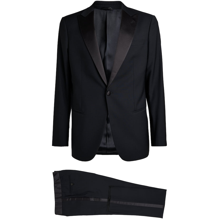 Silk-Trimmed Tuxedo Suit