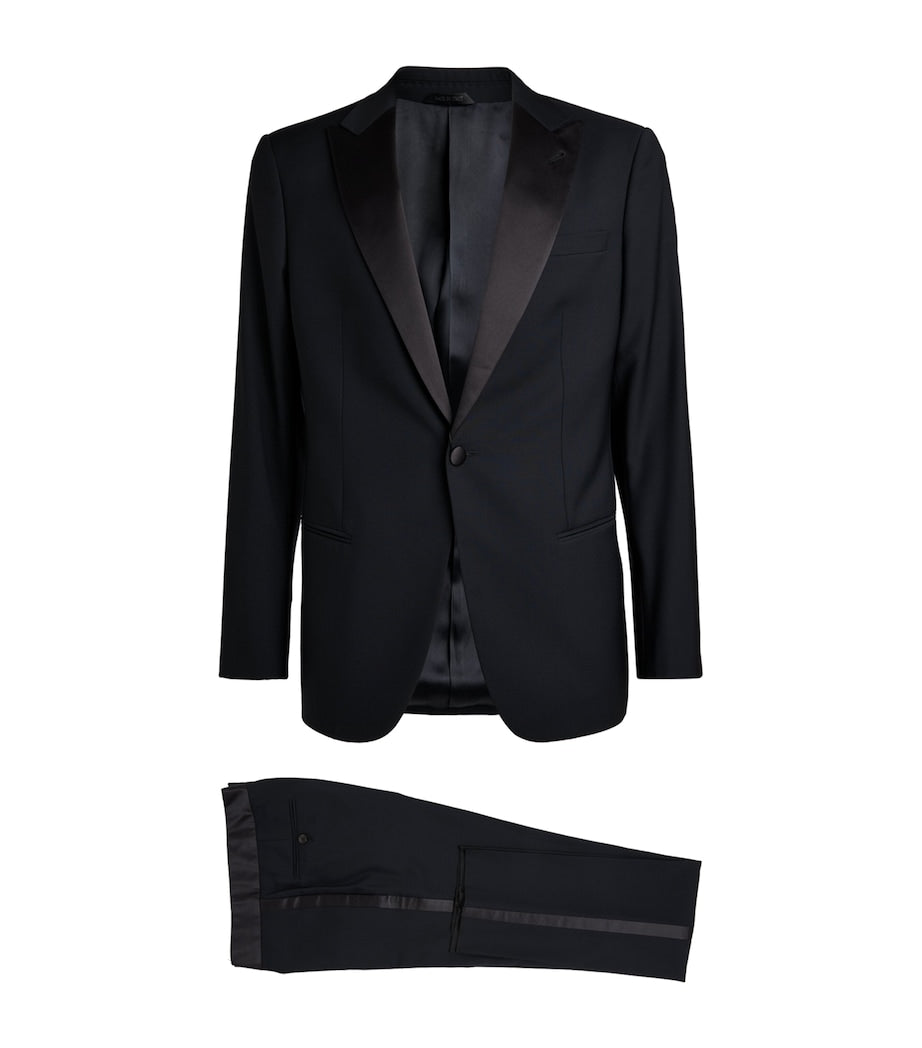 Silk-Trimmed Tuxedo Suit