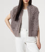 Wool-Blend Open-Front Elias Gilet