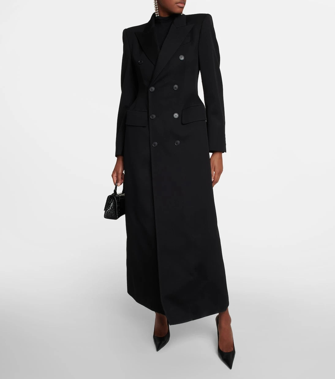 Balenciaga - Structured double-breasted wool coat