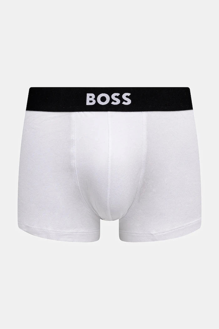 BOSS erkek pamuklu elastan boxer Trunk 3P BOSS ONE 3’lü