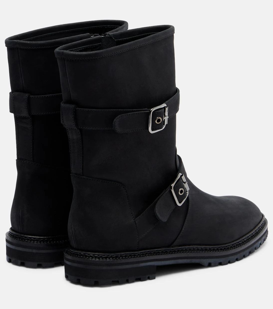 Manolo Blahnik - Sulaltrosa leather biker boots