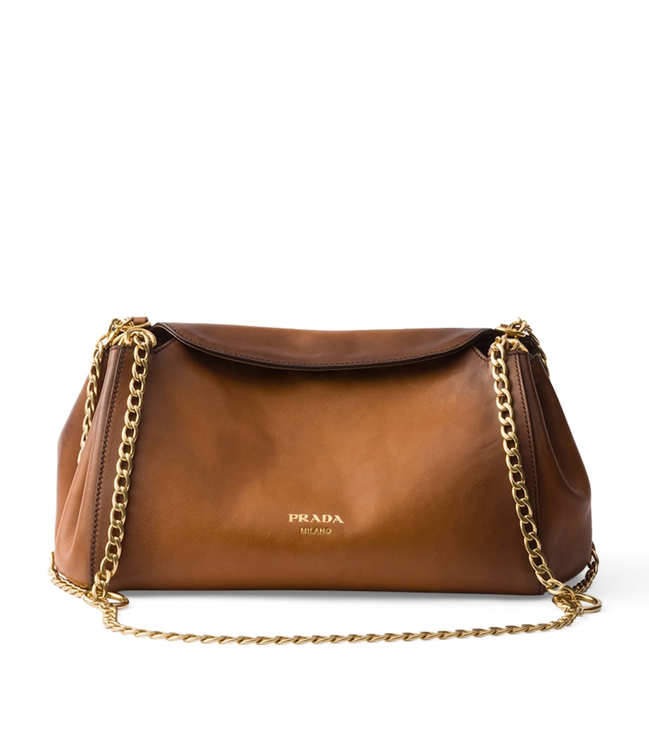 Prada Small Leather Tumulte Shoulder Bag
