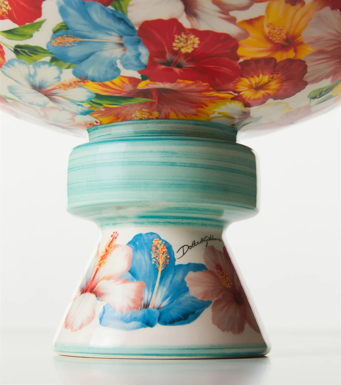 Dolce&Gabbana Casa - Floral ceramic serving stand