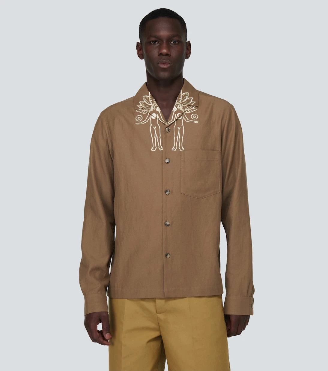 Nanushka - Duco embroidered shirt