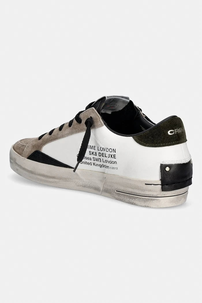 Crime London SK8 DELUXE мъжки маратонки от кожа