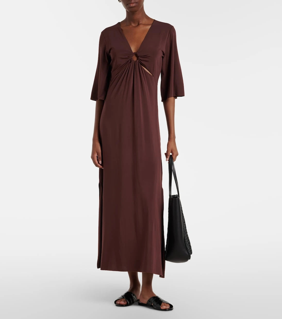 Max Mara - Riga cutout midi dress