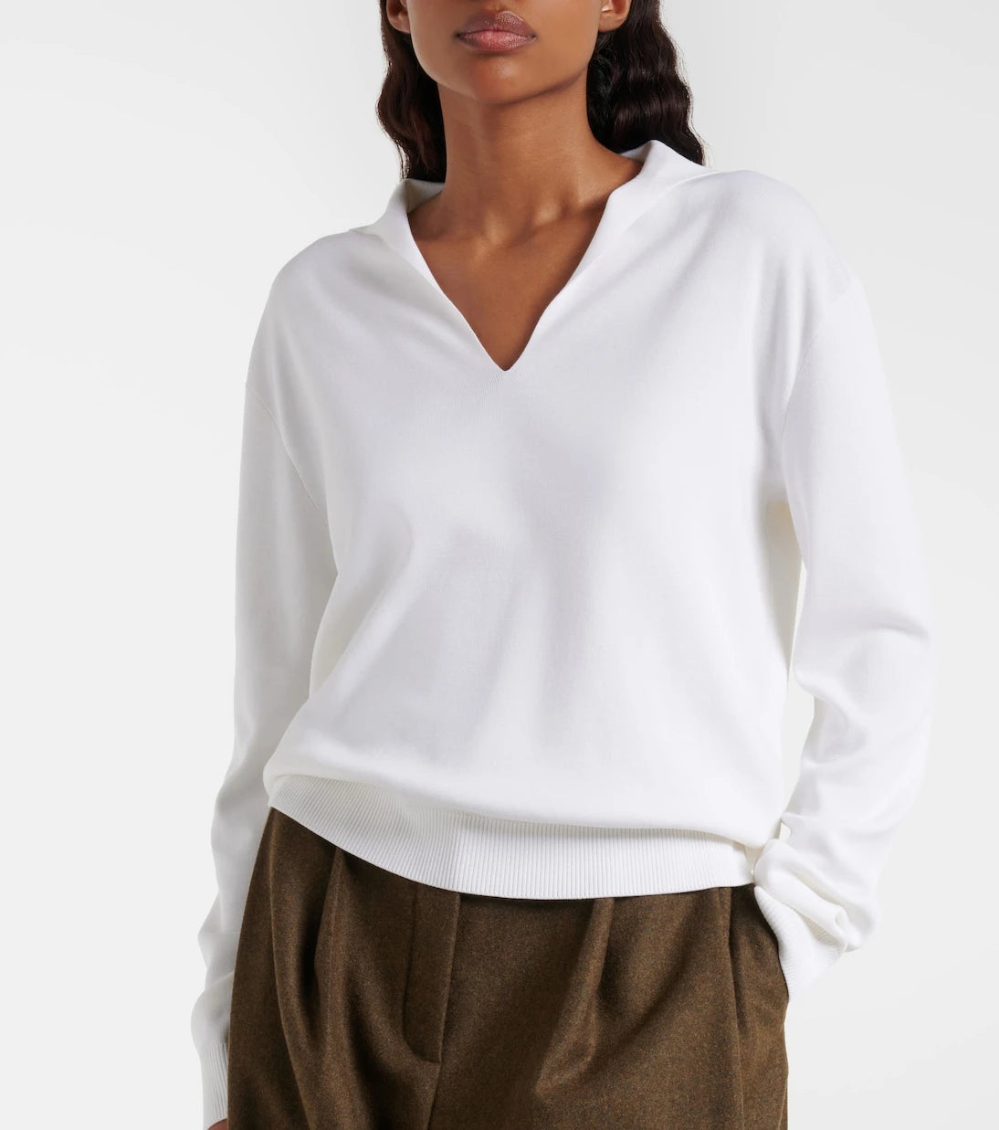 Loro Piana - Siena silk and cotton polo sweater