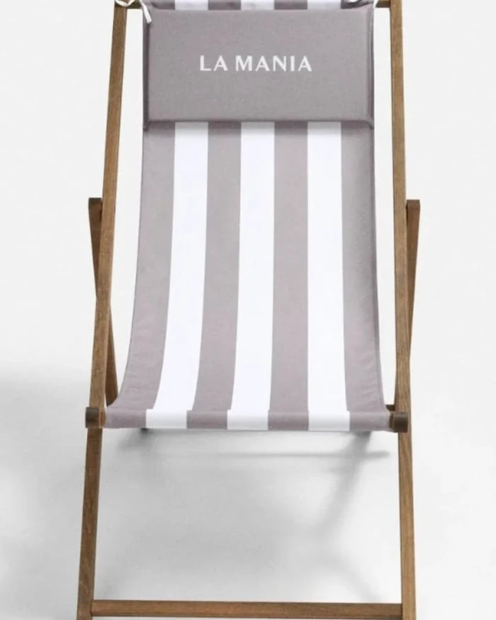 La Mania kayın ağacından şezlong 131 x 57 cm