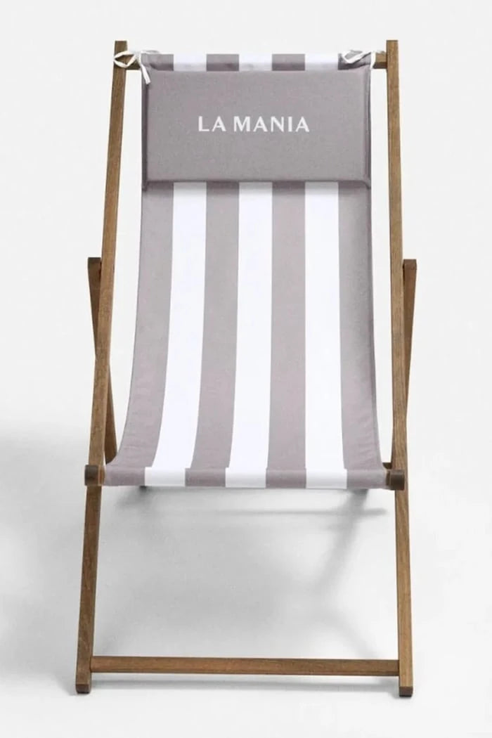 La Mania kayın ağacından şezlong 131 x 57 cm