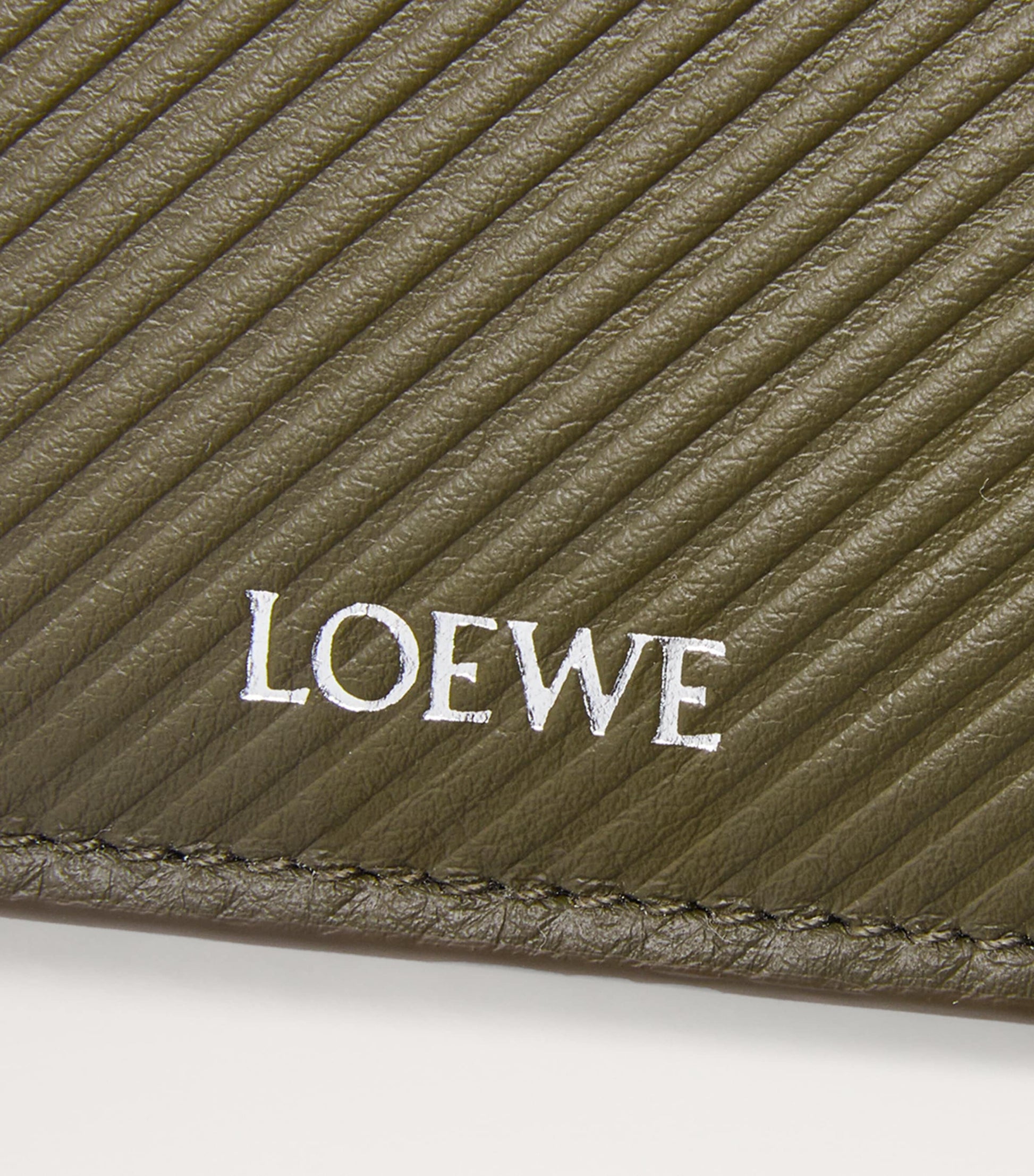 Textured Leather Bifold Wallet