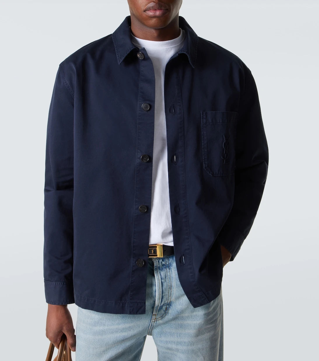 Saint Laurent - Cassandre cotton shirt