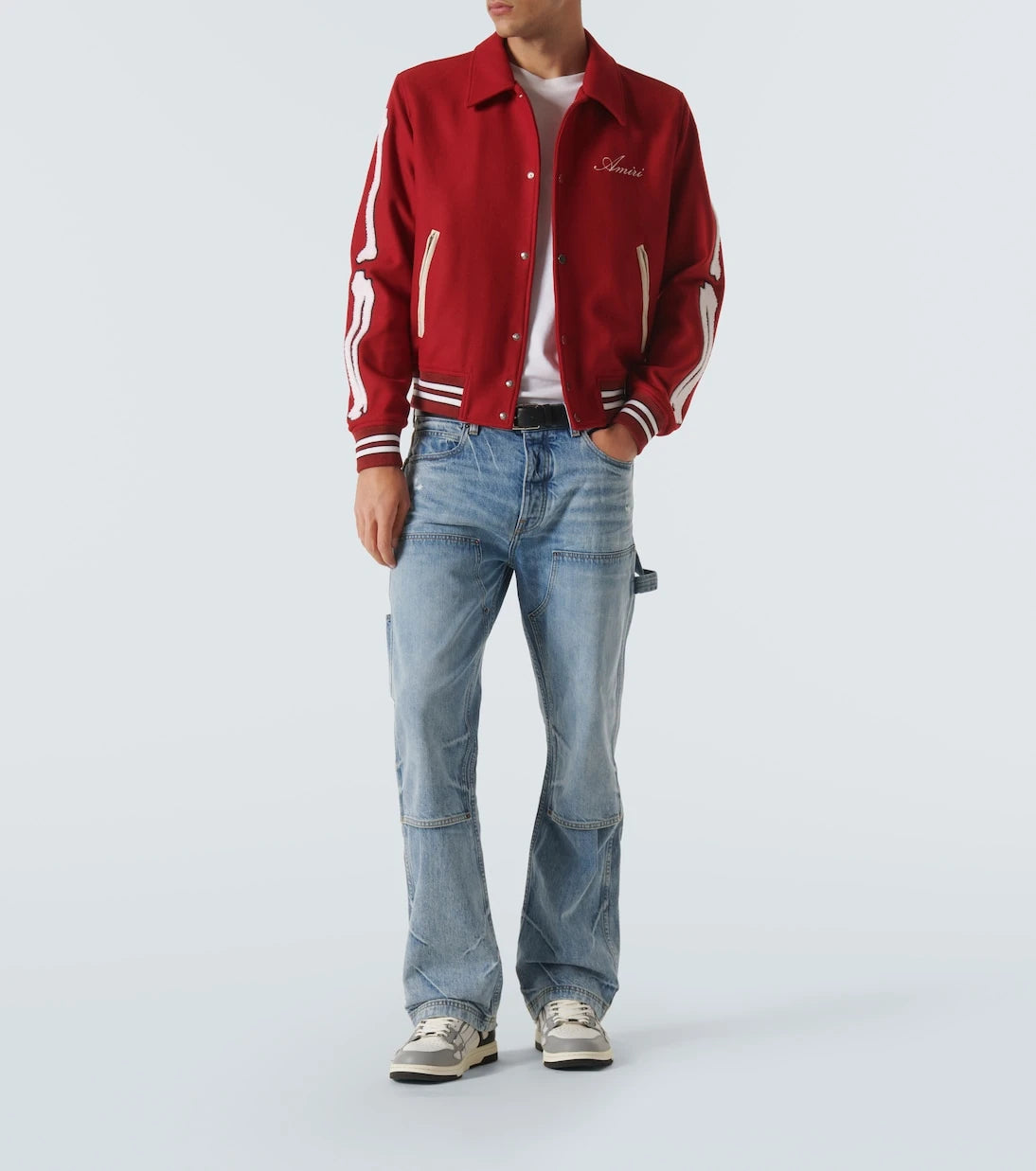 Amiri - Mid-rise straight jeans